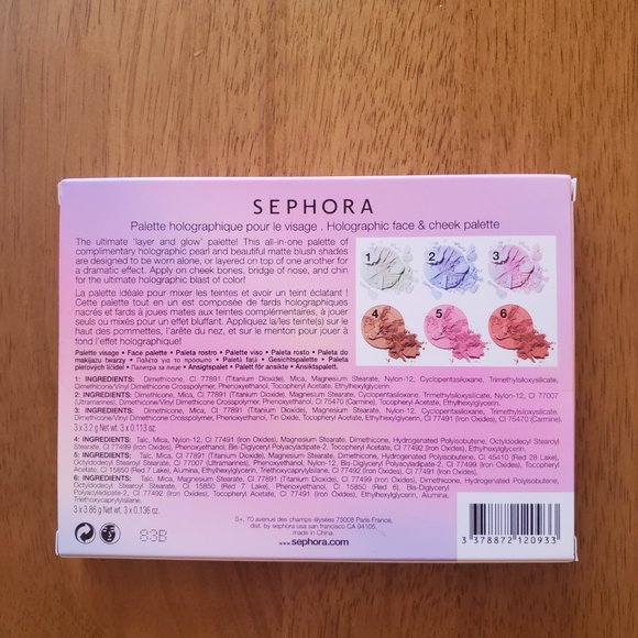 SEPHORA Holographic Face & Cheek Palette - Picture 4 of 8